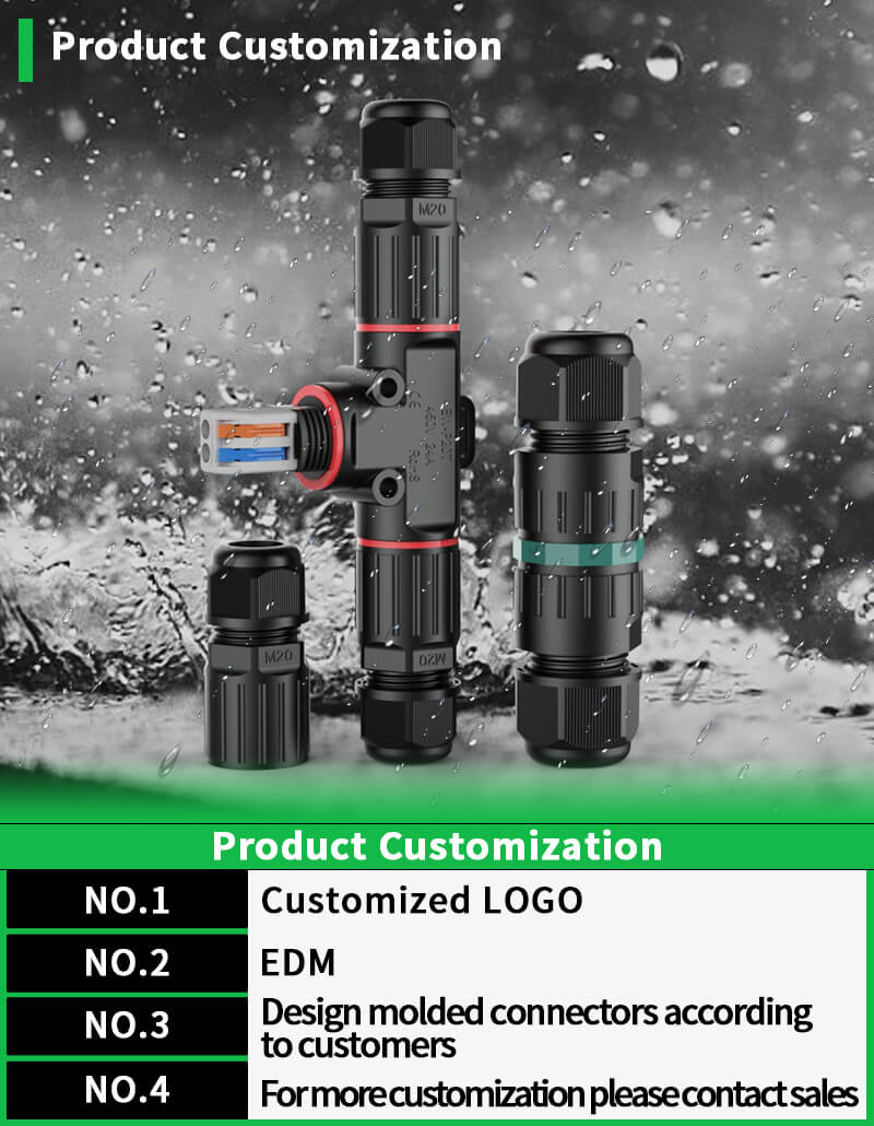 Screw Less Waterproof Connector